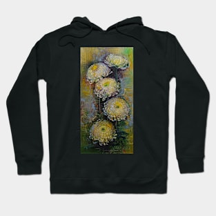 Solar Wind. The Pressure of Light. Yellow Chrysanthemum Hoodie